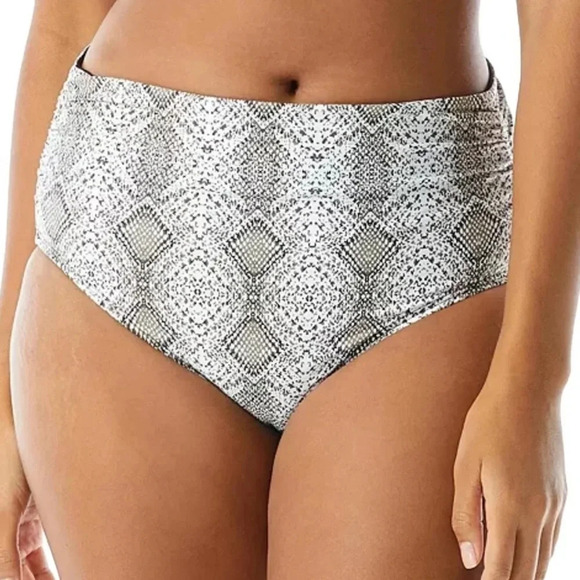 NWT COCO REEF Impulse Rollover Waist High Waisted Bikini Bottoms Size L - Picture 2 of 13